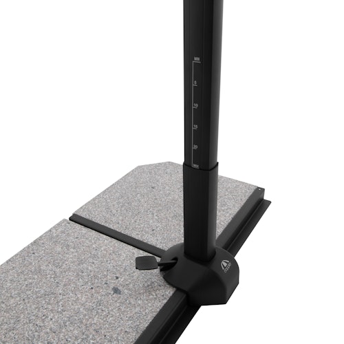 doppler Pendelschirm ACTIVE 240 x 135 Green Edition, Aluminium Anthrazit / 100 % Polyester 180 g/m²