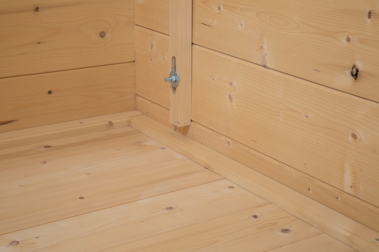 Wolff Finnhaus Blockbohlenhaus Emelie 4324 - 34 mm