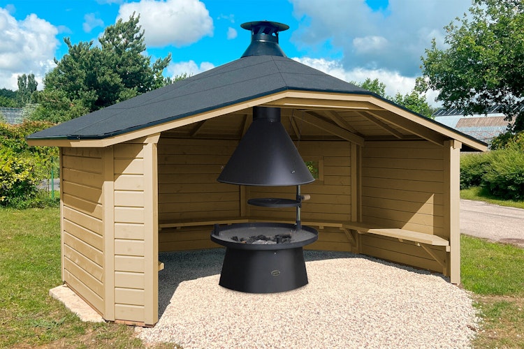 Wolff Finnhaus Wetterschutzhütte / Grillhütte Wanja 3342 45