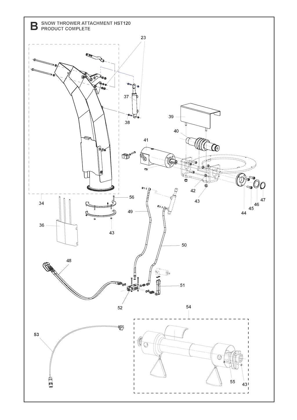 Explosionszeichnung Ersatzteile
