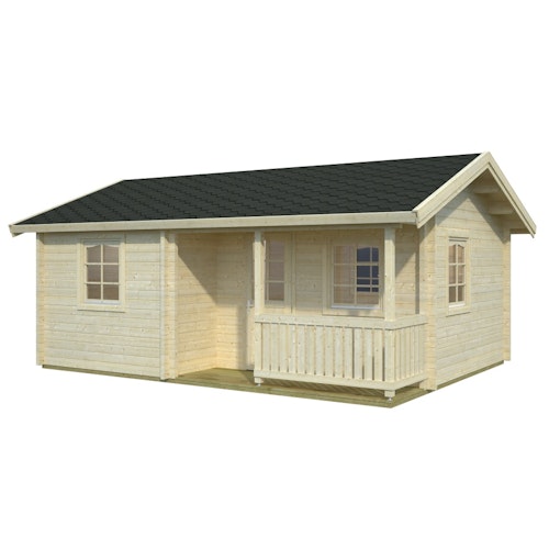 Palmako Ferienhaus Sandra 21,5 + 3,7 m² - 70 mm