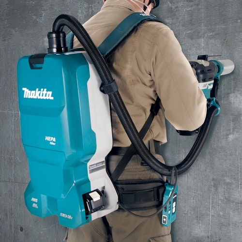 Makita Akku-Rucksackstaubsauger DVC665ZU