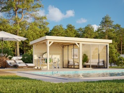 Palmako Gartenhaus Connect Lenna 16,6 m² Set 405 Slide