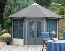 Vorschaubild Wolff Finnhaus Pavillon Capri 3.5 inkl. Dachschindeln
