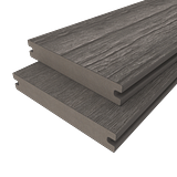 Handmuster - NewTechWood Terrassendiele Deluxe Vintage Massiv Silver GrayZubehörbild