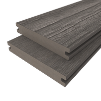 Handmuster - NewTechWood Terrassendiele Deluxe Vintage Massiv Silver Gray