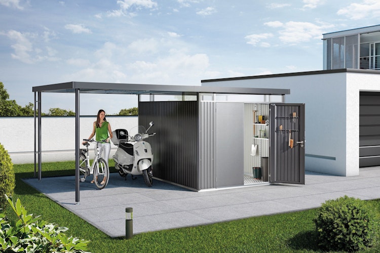 Biohort Seitendach zu Gerätehaus HighLine (Einzel- und Doppeltür)