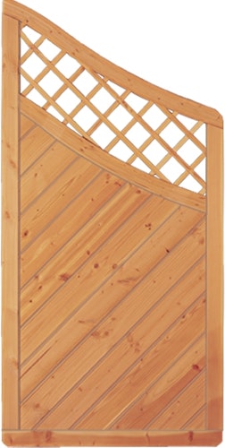 T&J CLASSICO Sichtschutz Rankgitter Krone Douglasie 900 x 1800/1400 mm