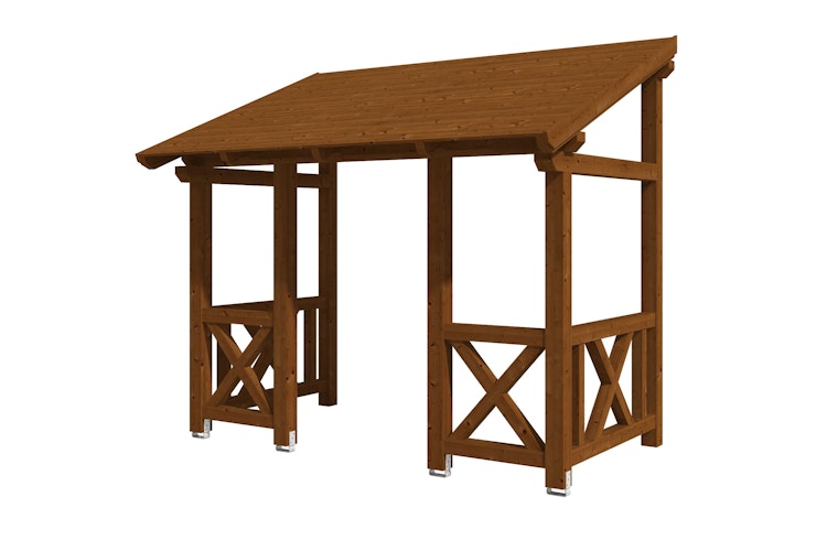 Skan Holz Pultdach Vordach Paderborn