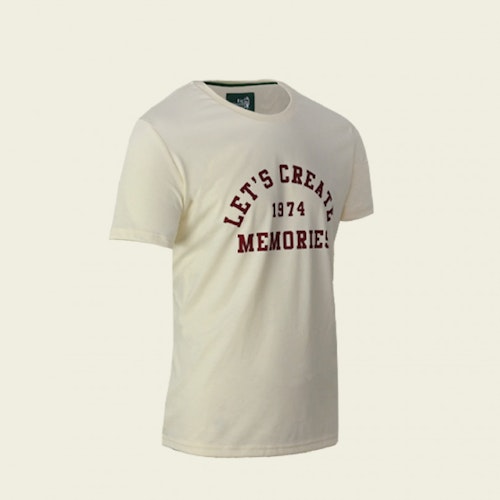 Big Green Egg T-Shirt - Lets create - Weiß/Rot