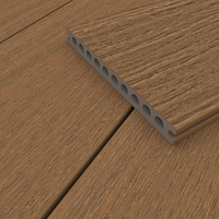 NewTechWood Gigangte Vintage WPC-Terrassendiele Hohlkammer Teak  23 x 210 mm