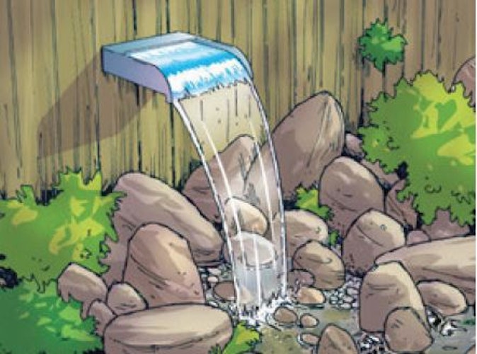 Ubbink Design Wasserfall Element Nevada LED 90