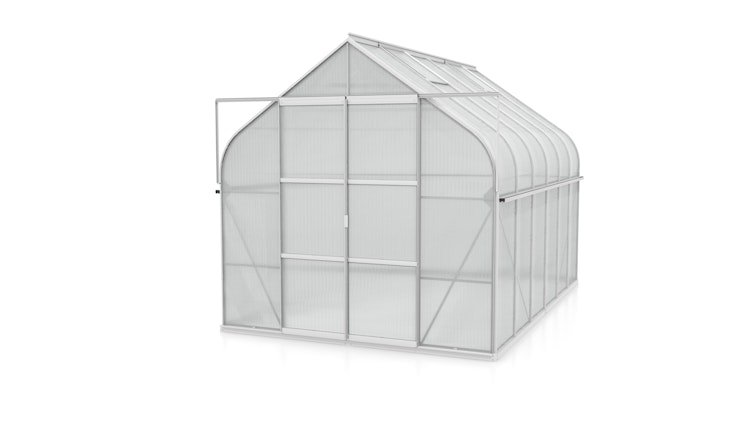 Vitavia Gewächshaus Dione/Diana 9900 inkl. 4 Dachfenster und Stahlfundamentrahmen - 9,9 m²