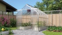 Vorschaubild Vitavia Gewächshaus Dione/Diana 8300 inkl. 2 Dachfenster und Stahlfundamentrahmen - 8,3 m²