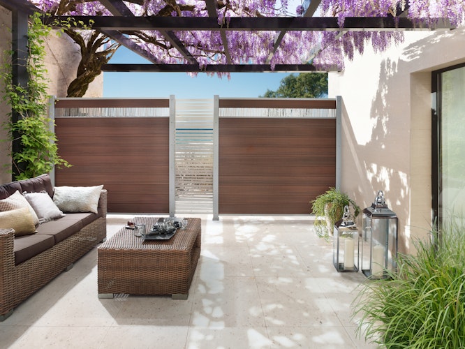 Traumgarten SYSTEM Dekorprofil LINEA Silber