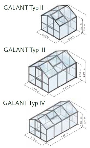 KGT Gewächshaus Galant Typ IV