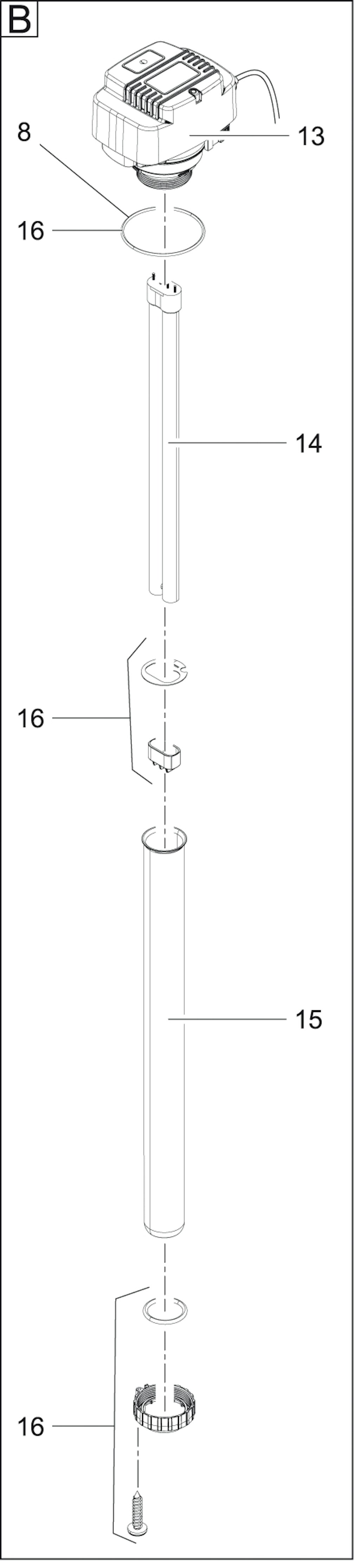 Explosionszeichnung Ersatzteile