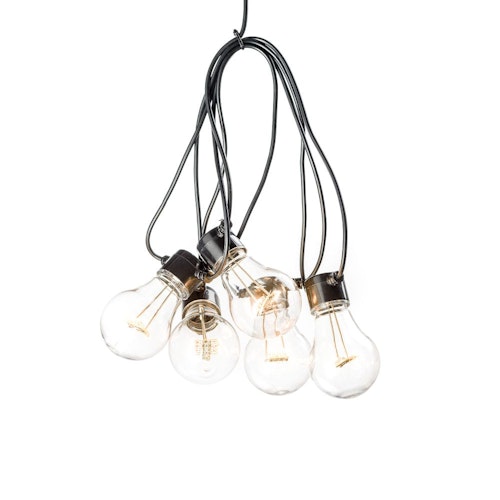 Konstsmide Ganzjahresbeleuchtung  LED Biergartenkette, klar (2378-800)