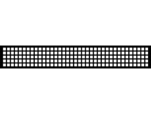 dz VIDUAL Designblech Quadrat - 4 x 260 x 1730 mm Anthrazitgrau RAL 7016Zubehörbild