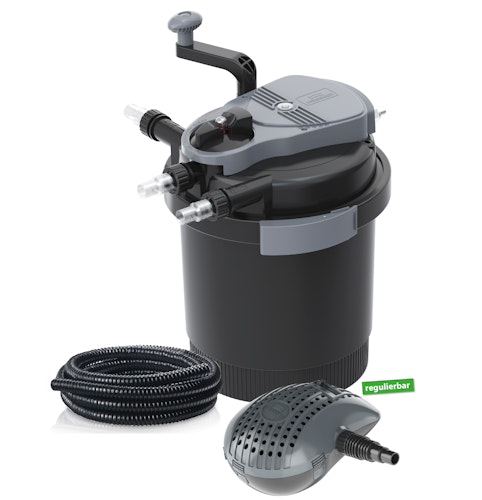 Heissner Teichaußenfilter mit AQUA CRAFT ECO, 4900 l/h für Teiche bis 20000 L mit 24 Watt UV