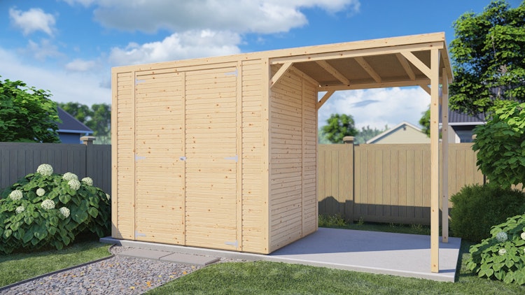 Bertilo Gerätehaus Box 2 Plus - 18 mm