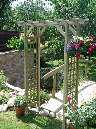 T&J CLEMATIS Eingangspergola gerade 160 x 210 x 62 cm