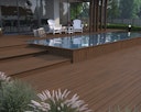 Vorschaubild NewTechWood Deluxe Vintage WPC-Terrassendiele Hohlkammer Ipé  23 x 138 mm
