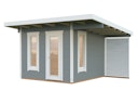 Vorschaubild Palmako Premium Gartenhaus Grace 8,1 m² inkl. 4,1 m² Anbau - 56 mm