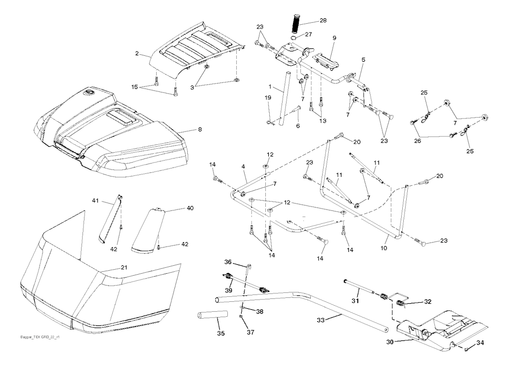 Explosionszeichnung Ersatzteile