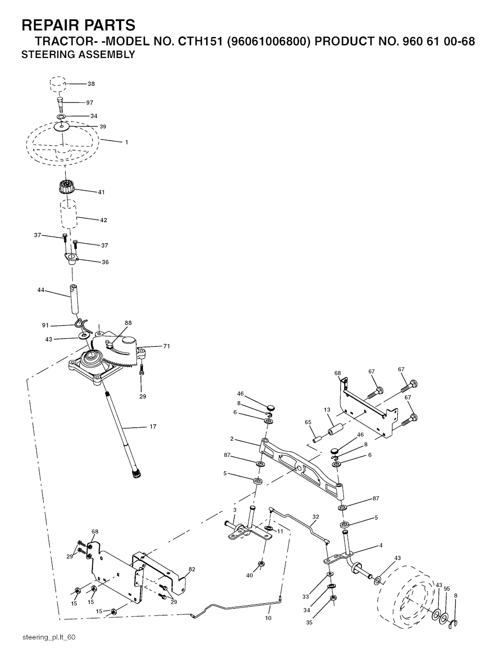 Explosionszeichnung Ersatzteile