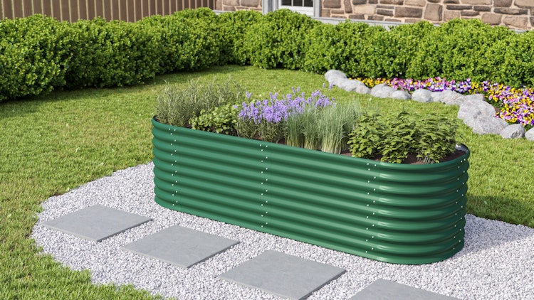 Vitavia Erweiterung "Stretched" 80 cm für Hochbeet Terra Basic Höhe 40/63 cm