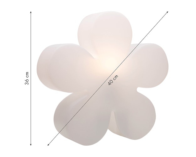 8 seasons design Solar LED-Dekoleuchte Shining Flower Ø 40 cm