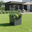 Vorschaubild Premium Hochbeet aus Stahl anthrazit 80 x 80 x 75 cm