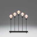 Vorschaubild Konstsmide Weihnachtsbeleuchtung  LED Metallleuchter symetrisch Dimmer 54cm