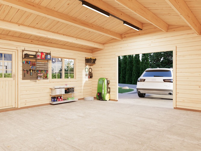 Palmako Garage Roger 27,7 m² - 70 mm - ohne Tor