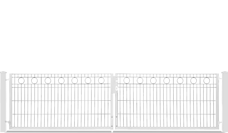 dz Flügeltor VARIO Residenz standard ROM Doppeltor