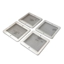 Vorschaubild Lüftungsgitter für Gartenhäuser inkl. Befestigungsmaterial & Insektenschutzgitter - 4er Set