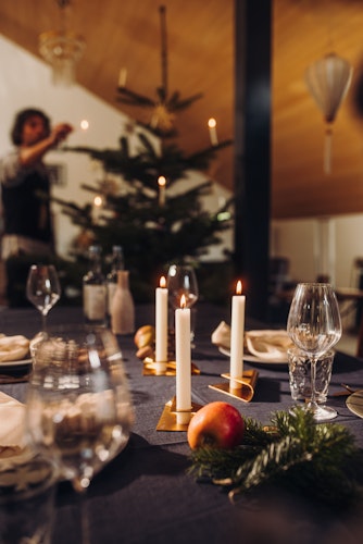 höfats Kerzenhalter SQUARE CANDLE gold