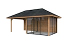 Vorschaubild Palmako Pavillon Bianca 16,6 m² Set 506 Slide Plus mit Isolierglas-Schiebetüren