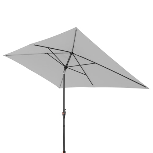 doppler Mittelmastschirm myZONE 300 x 200 Auto Tilt, Aluminium Anthrazit / 100 % Polyester 180 g/m²