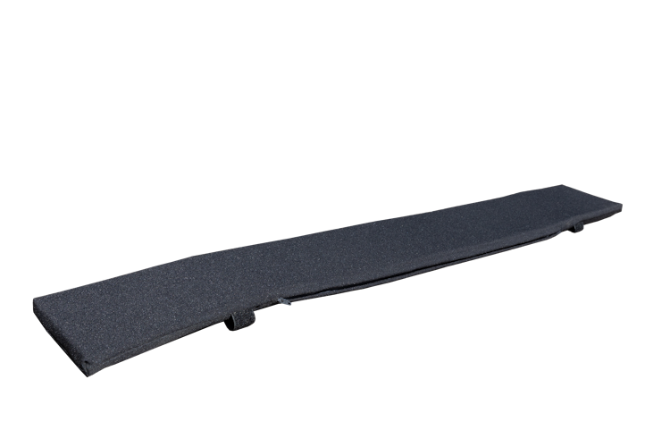 GWW Rückenpolster für Bierzeltbank 216 x 15 x 2 cm, 100 % Baumwolle Schwarz