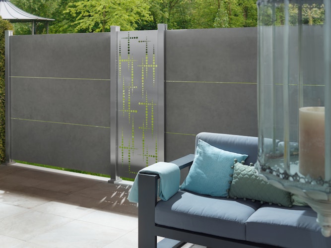 TraumGarten SYSTEM Designgitter PULS Edelstahl