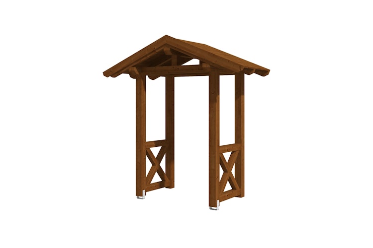 Skan Holz Satteldach Vordach Einzeltür Siegen