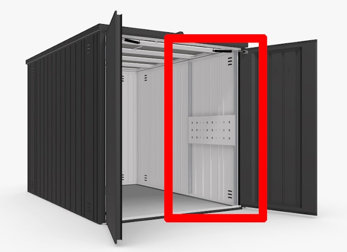 Biohort Elektro-Montagepanel für MiniGarage Größe L (nicht passend für Gr. M)