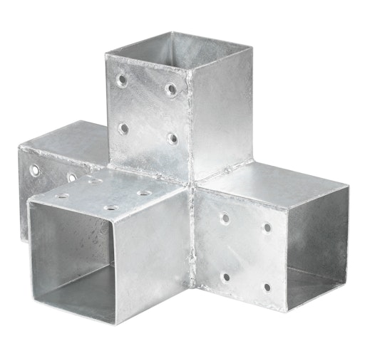 T&J QUATRO-Steckverbinder Mitte zweifach, für 9 x 9 cm 30,5 x 20 x 20 cm