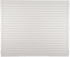 T&J LIGHTLINE Kunststoff Zaunelement 1800 x 1500 mm, weiß