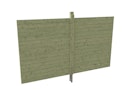 Vorschaubild Skan Holz Carport Rückwand - Profilschalung (Friesland-Serie)