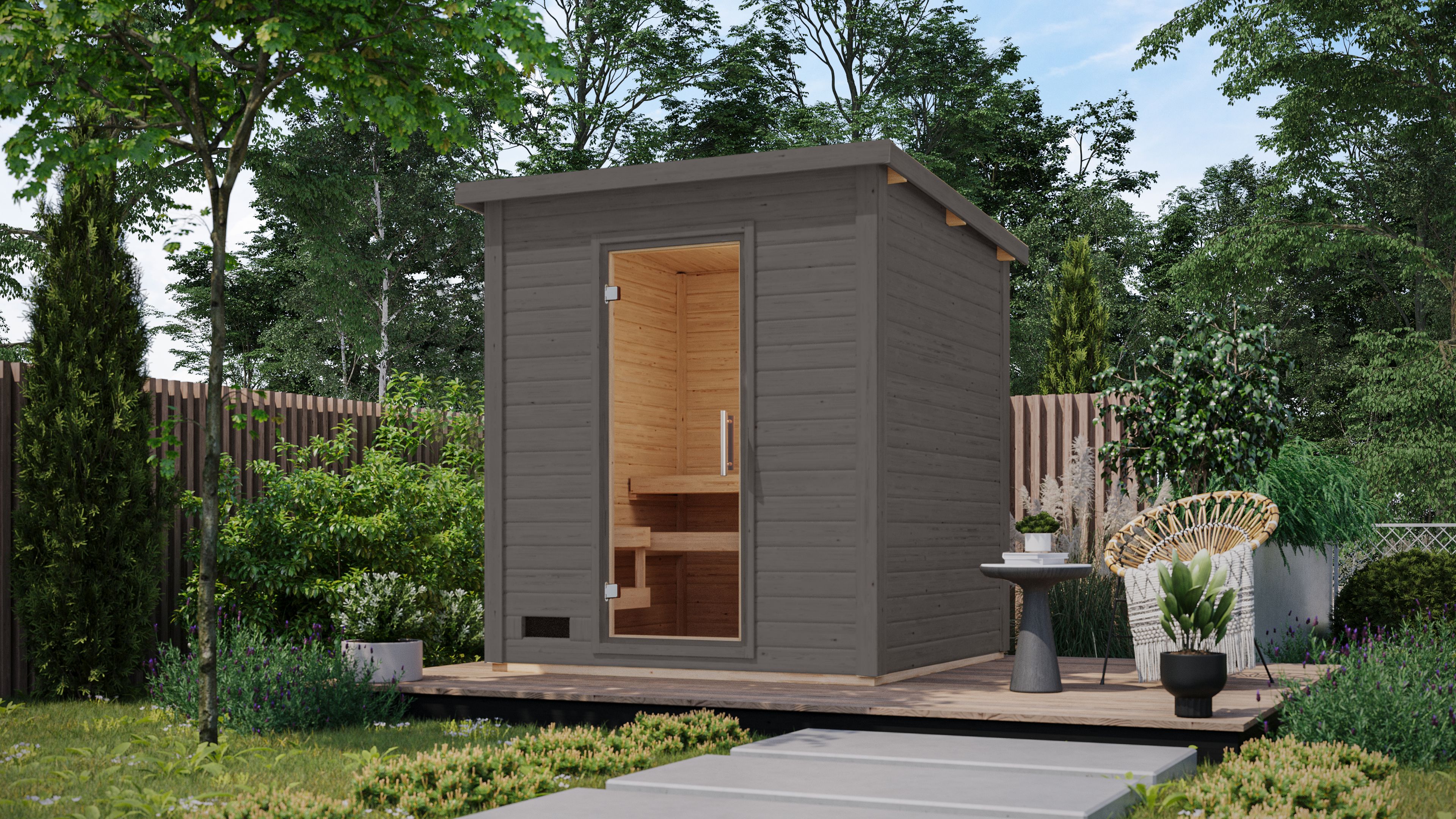 Karibu Gartensauna Saunahaus Caapi 3