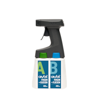 Arvox Pro Fugen + Fliesen 2-Komponenten-Reiniger Twin 2 x 0,4 L Set inkl. Twin Sprayer