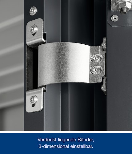 Hörmann Metall-Gerätehaus Juno JPD mit Pultdach